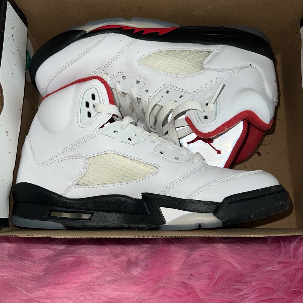 Air jordan retro 5s “Fire Red Silver Tongue”